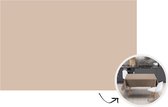 Tafelkleed - Tafellaken - 200x130 cm - Beige - Kleuren - Effen - Binnen en Buiten