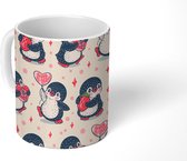 Mok - Koffiemok - Verjaardag - Pinguïn - Meisjes - Design - Mokken - 350 ML - Beker - Koffiemokken - Theemok
