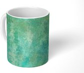 Mok - Verf - Turquoise - Patronen - Mokken - 350 ML - Beker - Uitdeelcadeautjes