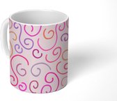Mok - Patronen - Strepen - Regenboog - Mokken - 350 ML - Beker - Uitdeelcadeautjes