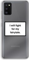 Case Company® - Samsung Galaxy A41 hoesje - Fight for my fairytale - Soft Cover Telefoonhoesje - Bescherming aan alle Kanten en Schermrand