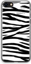 Case Company® - iPhone 8 hoesje - Zebra pattern - Soft Cover Telefoonhoesje - Bescherming aan alle Kanten en Schermrand