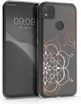 kwmobile telefoonhoesje voor Xiaomi Redmi 9C - Hoesje voor smartphone - Bloementweeling design