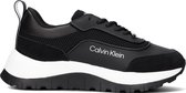 Calvin Klein 2 Piece Sole Runner Lac U-mix Ma Lage sneakers - Leren Sneaker - Dames - Zwart - Maat 40