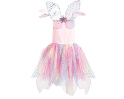 Great Pretenders Verkleedkledij Feeënjurk met vleugels - Multi - Maat 3-4 jaar