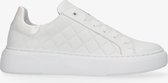 Tango | Alex 9-b white stitched leather sneaker- white sole | Maat: 39