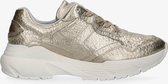 Tango | Kaylee 10-h gold tumbled leather sneaker - white sole | Maat: 37