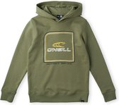 O'Neill Sweatshirts Boys ALL YEAR HOODIE Deep Lichen Green 140 - Deep Lichen Green 70% Cotton, 30% Recycled Polyester