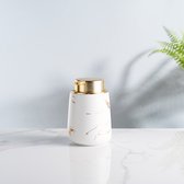 Roegaarden Zeepdispenser - Zeeppompje - Keramiek - vrijstaand - 400ml - Wit