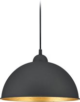 LED Railverlichting - Hanglamp - Nitron Dual Jin - 2 Fase - E27 Fitting - Rond - Mat Zwart - Aluminium