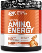 Optimum Nutrition Essential Amino Energy - Energy Drink - Pre Workout en Poudre - Acides Aminés - Orange - 30 Portions (270 grammes)