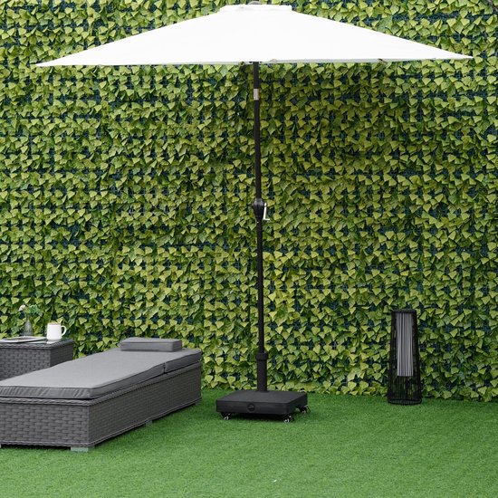 Tubiaz Pied de à planter avec roulettes, 77 kg, pour barres de de 38-48 Tubiaz Pied de à planter avec roulettes, 77 kg, pour barres de de 38-48