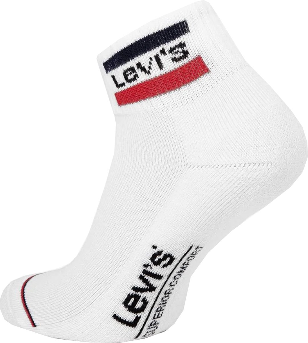Enkel sportsokken met logo – – 43-46 Wit