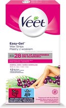 Veet - Cold Wax Tapes for Normal Skin 12 Pcs -