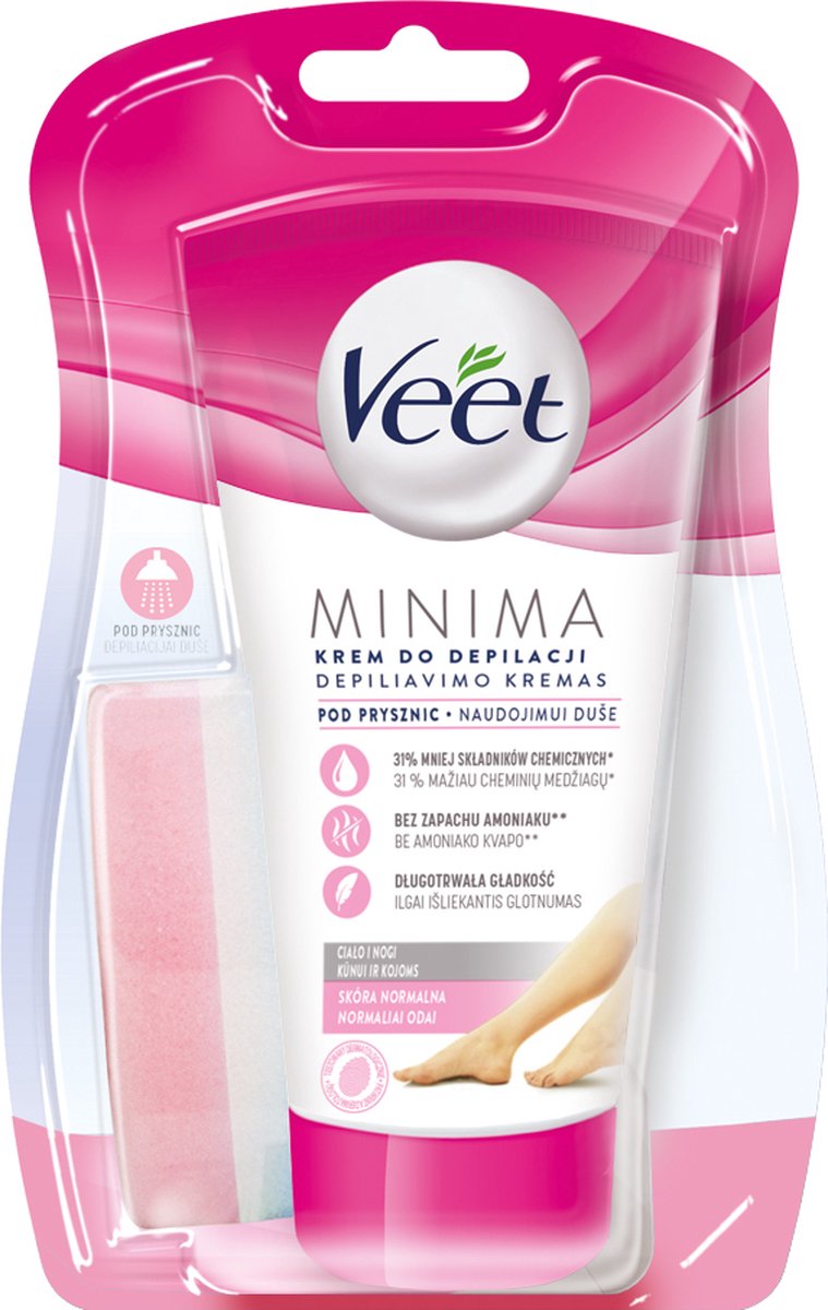 Veet - Silk&Fresh Shower Hair Removal Cream With Jasmine 135Ml