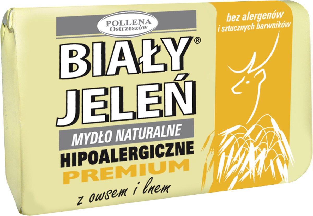 White Deer - Hypoallergenic Premium Natural Soap Oats & Linen 100G