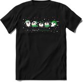 Joyeux Noël Bonhomme de Neige - T-Shirt - Femme - Bordeaux - Taille XXL