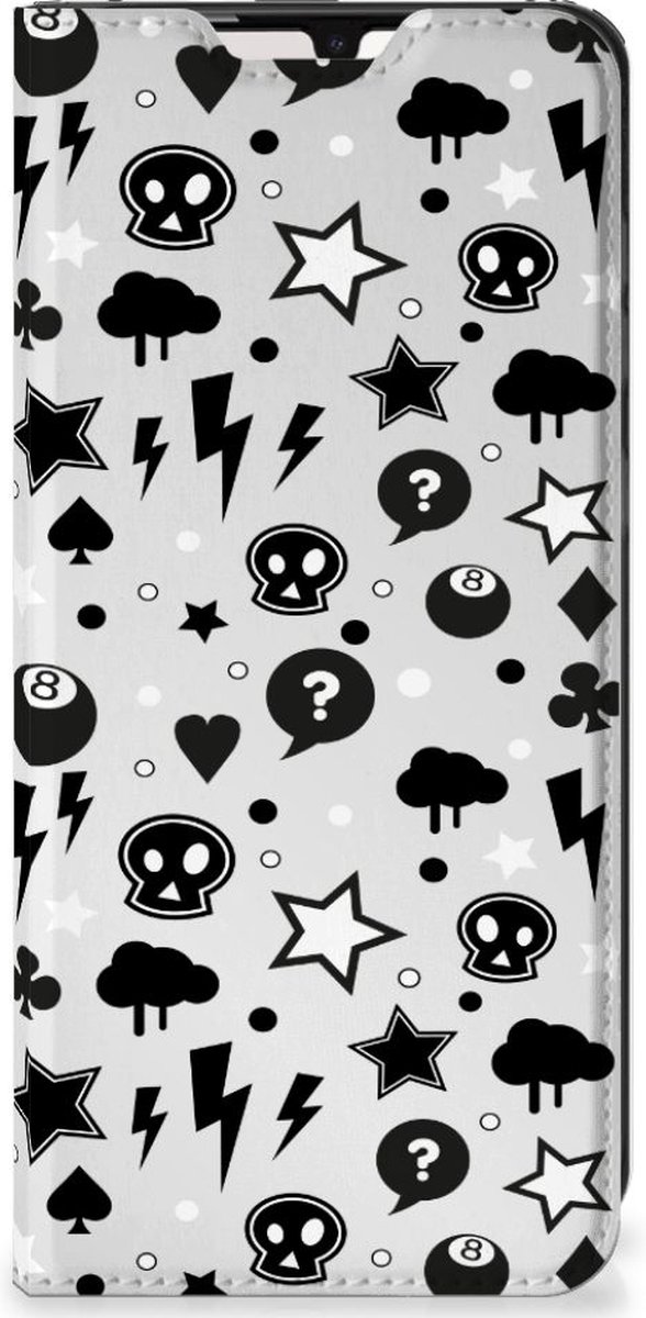 Book Case voor Mobiel BookCase Samsung Galaxy A33 5G Silver Punk