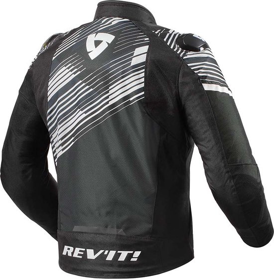 REV'IT! Jacket Apex TL Black White - Maat M | bol.com