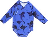 Whales/Eagle Rays Rompertjes Bio-Babykleertjes Bio-Kinderkleding