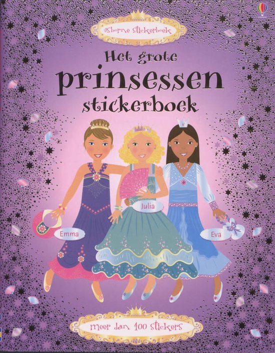 Cover van het boek 'Het grote prinsessen stickerboek'