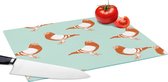 Planche à découper en Verres - 39x28 - Duif - Vogel - Motif - Planches à découper en Glas