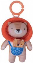 rammelaar Harry Lion junior 24 cm textiel oranje/bruin