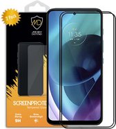 2-Pack Motorola Moto G71 Screenprotectors - MobyDefend Gehard Glas Screensavers - Zwarte Randen - Glasplaatjes Geschikt Voor Motorola Moto G71