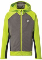 jas Twofold junior polyester lime/grijs maat 128