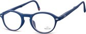 opvouwbare leesbril blauw sterkte +2,00 (box66b)