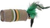 kattenspeeltje 10 x 4,5 cm polyester beige
