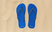 Huurdies Slippers | Teenslippers | Donkerblauw | Maat 36 - 38 | 1,5 cm dik