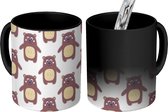 Magische Mok - Foto op Warmte Mokken - Koffiemok - Teddybeer - Design - Baby - Magic Mok - Beker - 350 ML - Theemok