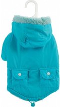 hondenjas Polar polyester blauw maat S