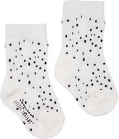 babysokken Dots junior polykatoen wit maat 15