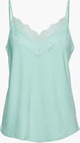 Vero Moda VMMILLA LACE SINGLET - Brook Green  Green