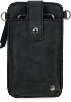 I'm Dutch Zwart telefoontasje Basic - Crossbody schoudertasje met telefoonvak in zwart
