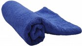 microvezel handdoek katoen blauw S