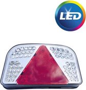 LED achterlicht met 56 LEDs - rechts - 244x149x48 mm