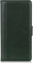 Shop4 - Oppo Reno2 Hoesje - Wallet Case Grain Groen