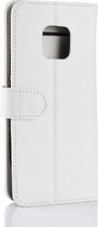 Huawei Mate 20 Pro Hoesje - Mobigear - Wallet Serie - Kunstlederen Bookcase - Wit - Hoesje Geschikt Voor Huawei Mate 20 Pro
