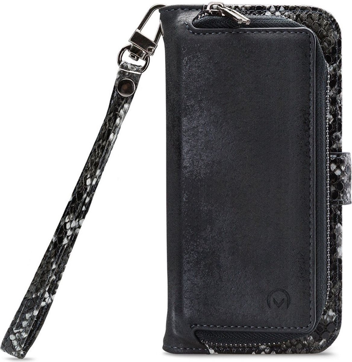Mobilize 2 in 1 Wallet Zipper Case Hoesje Black Snake Samsung Galaxy A20e
