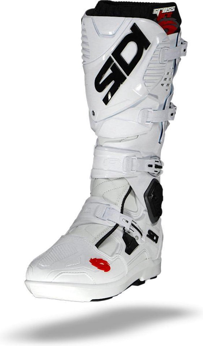 Sidi Crossfire 3 SRS White White Motorcycle Boots 44
