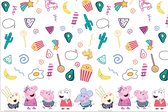 PROCOS - Kleurrijk plastic Peppa Pig tafelkleed - Decoratie > Sfeerdecoratie
