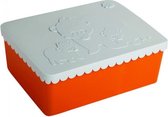Toffe Lunchbox HDPE Oranje/Lichtblauw - Blafre