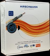 Hirschmann KOKA 9 Eca câble coaxial 50 m Blanc
