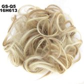 Haar Wrap, Brazilian hairextensions knotje blond 16/613#