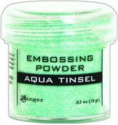 Ranger Embossing Powder 34ml -  aqua tinsel EPJ60413