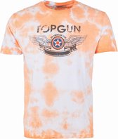 Top Gun ® T-shirt "American Icon" camouflage oranje