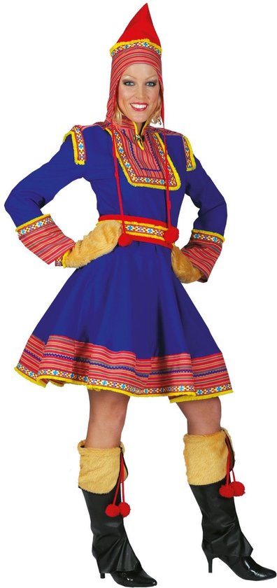 "Blauw Russenkostuum voor vrouwen - Verkleedkleding - Small"